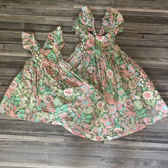 Eleanor Rose matching ruffle dresses - Picture 1 of 5